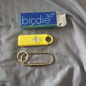 NIB Birdie Personal Safety Alarm in Yellow! Feel safe wherever you go!